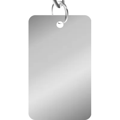 Брелок прямоугольный глянцевый