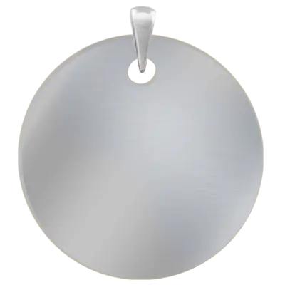 Брелок круглый глянцевый