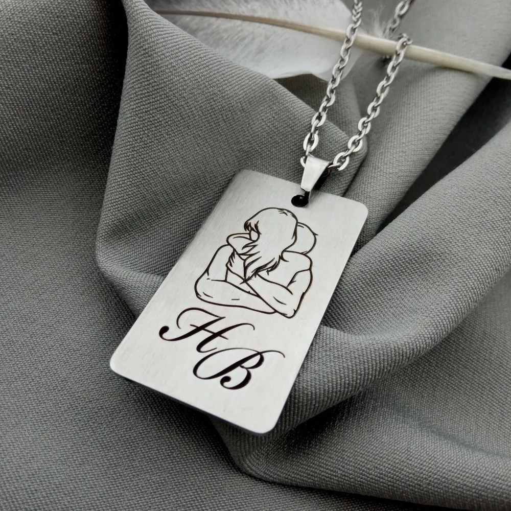 Кулон прямоугольный