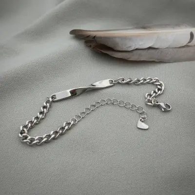 Сталевий браслет «Луна»