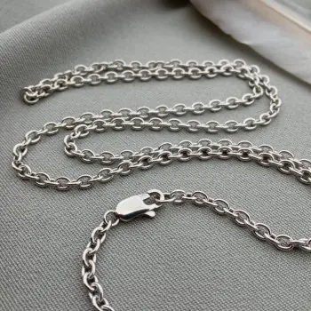 Цепочка звеньевая серебряная S925