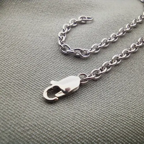 Цепочка звеньевая серебряная S925