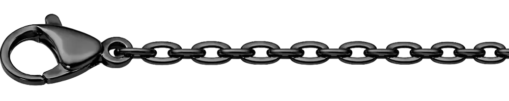 Ланковий чорний 60 см