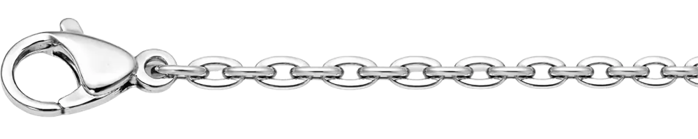 Ланковий сріблястий 60 см