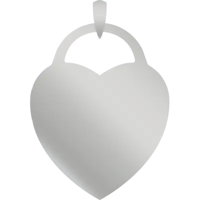 Кулон "Свитхарт" серебристый