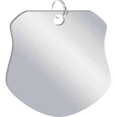 Полицейский жетон черный