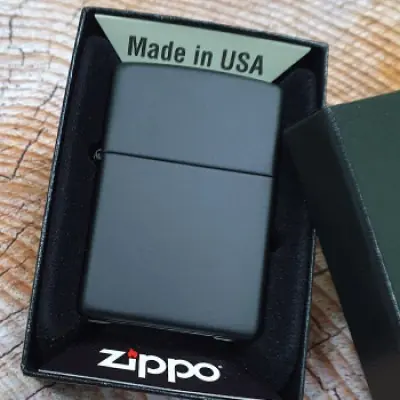 ZIPPO Black Matte 218 зажигалка